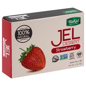 Bakol Dessert Jelly Strawberry All Natural - Pack of 12 - 3 oz - 1 of 4