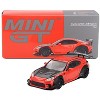 Toyota GR86 "LB-Nation - Liberty Walk" Red with Carbon Hood Limited Edition 1/64 Diecast Model Car by Mini GT - 4 of 4