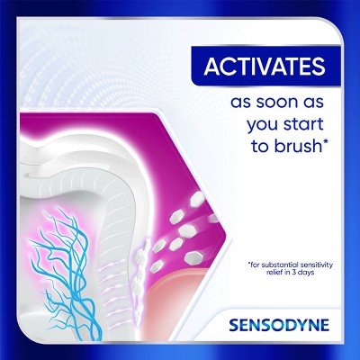 Sensodyne Clinical Repair Whiten & Shine Toothpaste - 3.4oz/3pk