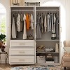Famapy White Freestanding Modular Wardrobe Combo Armoires Closet - 2 of 4