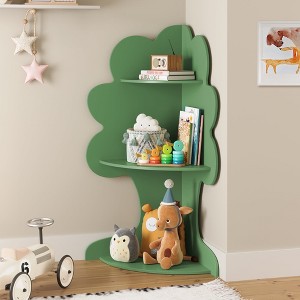 Arceso 3-Tier Corner Kids Bookshelf and Toy Storage Organizer for Kids Room - 1 of 4