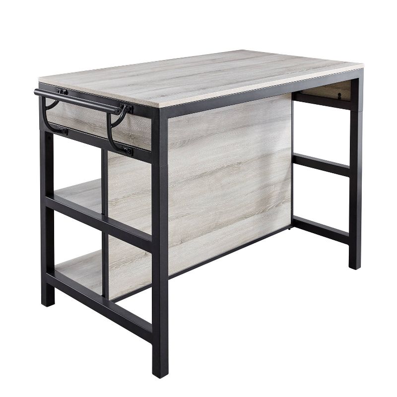 Carson Counter Kitchen Table Driftwood/Gray - Steve Silver Co., 6 of 9