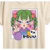Women's - Instant Message - Cute Anime Girl Short Sleeve Graphic T-Shirt - 2 of 4