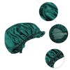 Unique Bargains Women Durable  Shower Cap for Hotel Travel 2pcs - 3 of 4