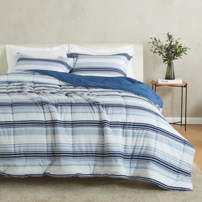 Printed Reversible Comforter and Sham Set - Great Bay Home