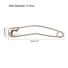 Unique Bargains Metal DIY Blankets Crafts Brooch Making Home Sewing Curved Safety Pins 200 Pcs - 2 of 4
