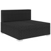 vidaXL Outdoor Armless Sectional Middle Seat - 2 of 4