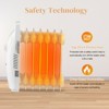 Karl Home 600-Watt Portable Electric Space Heater Oil Filled Radiator Heater in White - 4 of 4