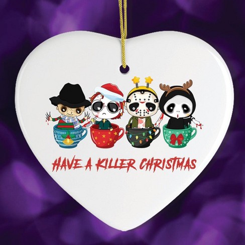 Have a Killer Christmas Spooky and Cute Halloween Theme Ornament| OrnamentallyYou - image 1 of 4