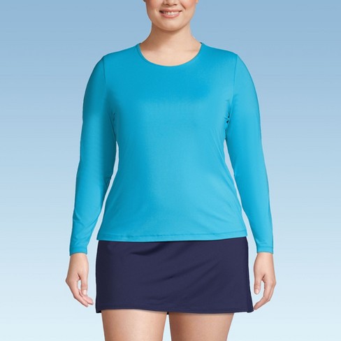 Lands end plus size rash guard online