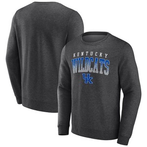 NCAA Kentucky Wildcats Men's Crew Neck Fleece Gray Sweatshirt - 1 of 3