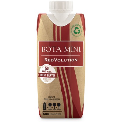 Bota Mini RedVolution Red Blend Wine - 500ml Box