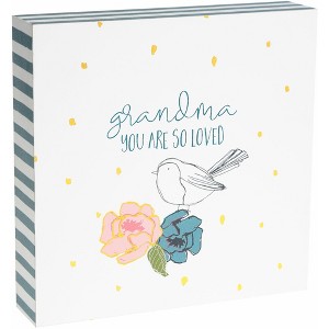 Pavilion Gift Company - Grandma - 4.5" x 4.5" Plaque - Wall Sign Panels - 1 of 4
