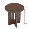 ALEXOUN Coffee Table – MDF, 330 lbs Load, Sleek Veneer, Easy-Clean Surface – Living Room & Office Centerpiece for Families - 3 of 4