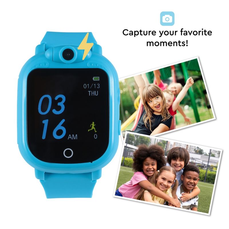 Vivitar Smart Watch for Kids Bluetooth, Games, Touch Screen and Camera, 3 of 7