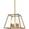 Elegant Lighting Declan 16 inch pendant in brass - 3 of 4