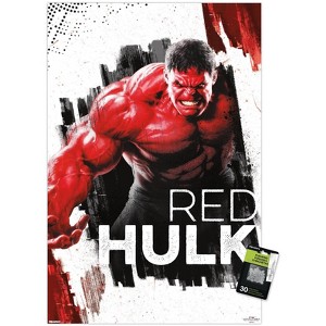 Trends International Marvel Captain America: Brave New World - Red Hulk Unframed Wall Poster Prints - 1 of 4