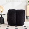 GlasFlength Bean Bag Seats Premium Comfort Lounge Chair with High Density Foam Fashion Design for Living Room Bedroom, Black, 59"*30"*23.6" - 3 of 4