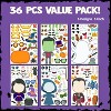 Joyfy 36Pcs Halloween Craft Stickers, Make a Face Stickers Kids Halloween Party Favor DIY Craft Supplies, Classroom Activities Supplies - 3 of 4