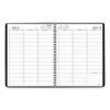 Weekly Appointment Book, 11 x 8.25, Black Cover, 14-Month (July to Aug): 2024 to 2025 - 2 of 4