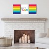 Big Dot of Happiness Love is Love - Pride - Wall Art and Rainbow Room Decor - 7.5 x 10 inches - Set of 3 Prints - 2 of 4