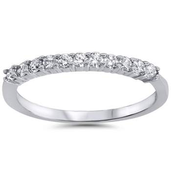 Pompeii3 1/4ct Diamond Wedding Ring 14K White Gold