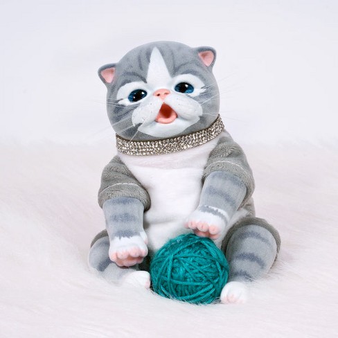 American Shorthair Kitten, Posable Cat Plush