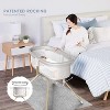MYKKO 3 in 1 Baby Bassinet, Rocking Bassinets Bedside Sleeper, One-Second Convert Travel Portable Bassinet Newborn Baby (White) - 3 of 4