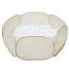 3 Sprouts Recycled Fabric Ball Pit - Beige - 2 of 4