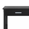 NicBex Crisscross Design Narrow Console Table with Storage,Entryway Table with 2 Drawers & Bottom Shelf,Foyer Table for Hallway,Living Room - 4 of 4