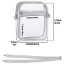 Generic Clear Bag Stadium Approved, Crossbody Bag Purse Adjustable Strap Shoulder Bags - 2 of 4