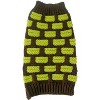 Pet Life (R) Fashion Weaved Heavy Knit Designer Ribbed Turtle Neck Dog Sweater - 4 of 4