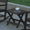 Emma and Oliver Portable Folding HDPE Adirondack Side Table for Indoor/Outdoor Use - image 4 of 4