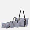 MKF Collection Marimar  M Signature Vegan Leather Women’s Tote – 4 Pcs set Handbag by Mia K - 2 of 4