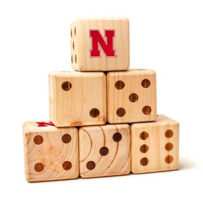 NCAA Nebraska Cornhuskers Lawn Bowling Yard Dice