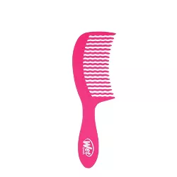 Wet Brush Detangling Comb for Evenly Distribute Hair - Solid Pink
