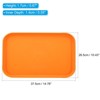 Unique Bargains PP Plastic Reusable Lightweight Durable Construction Serving Tray 12 Pcs - 2 of 4