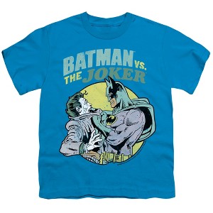 Batman Vs Joker 2 Kids T Shirt For Youth, Turquoise - 1 of 3