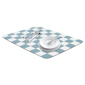 REGALWOVEN Diatomite Checkered Quick Drying Dish Drying Mat 1 Pc - 1 of 4