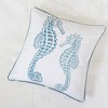 PAGED 20" Square Pillow, Bed Pillow with Blue Octopus and Removable Cover, Decorative Throw Pillow for Bed, Sofa - 2 of 4