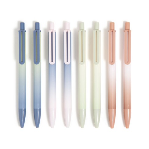 U Brands 8ct Laguna Ballpoint Ink Pens Puff Matcha - image 1 of 4