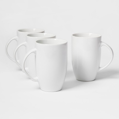 white coffee cups set