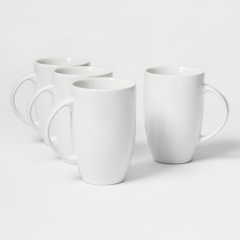 22.31oz Porcelain Coffee Mug White - Threshold&#8482;, 1 of 5