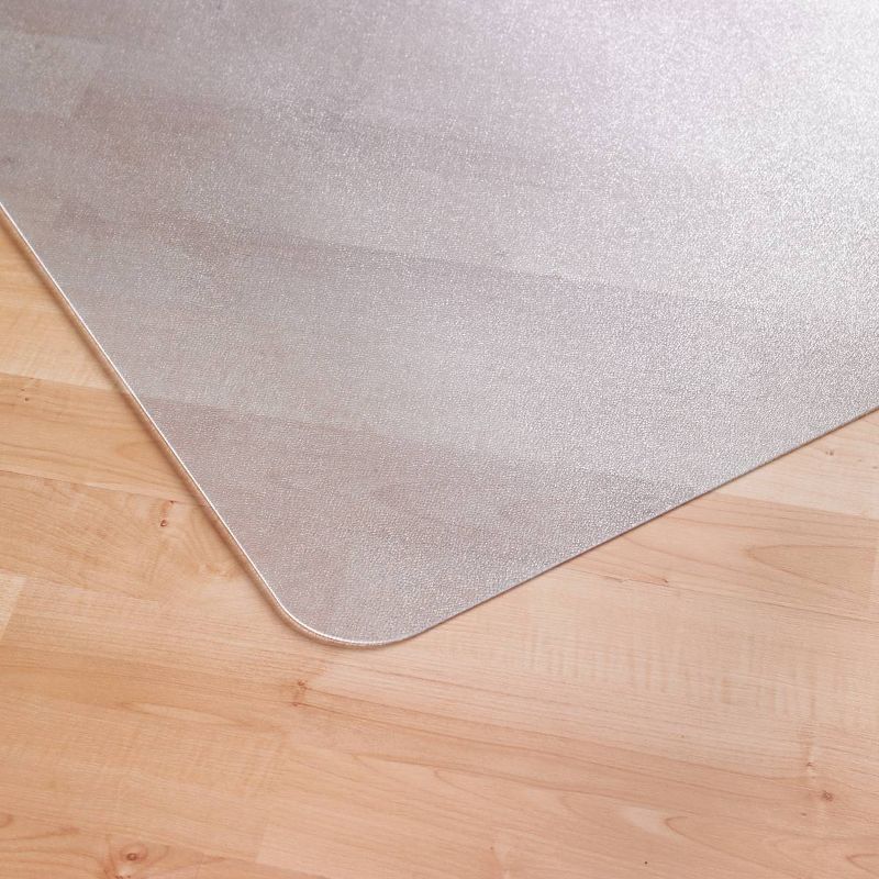 Vinyl Anti Microbial Chair Mat for Hard Floors Rectangular Fresh Mist - Floortex, 6 of 13