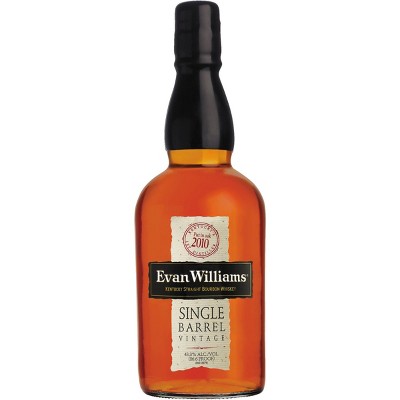 Evan Williams Single Barrel Bourbon Whiskey - 750ml Bottle