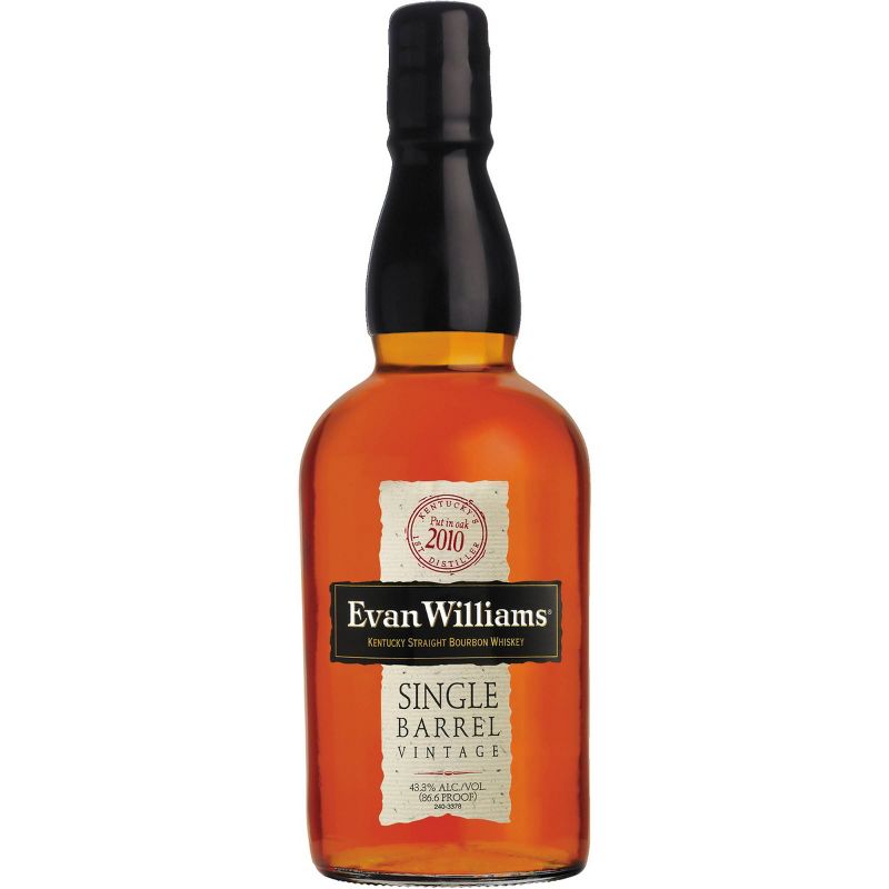 Evan Williams Single Barrel Bourbon Whiskey - 750ml Bottle, 1 of 6