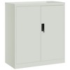vidaXL File Cabinet Light Gray 31.1 in.x15.7 in.x35.4 in. Steel - 2 of 4