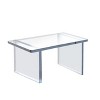 Azar Displays Clear Acrylic 11.75"W x 7.75"D x 7"H 1/2" Thick Deluxe Riser w/Bumpers - 3 of 4