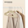 SONGMICS Velvet Hangers Non-Slip Clothes Hangers Pants Bar Space-Saving - 2 of 4