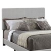 NicBex Transitional Twin/Full/Queen Size Upholstered Panel Bed Frame with Headboard,Box Spring Needed,Easy Assembly,Gray/Brown/Black - 3 of 4